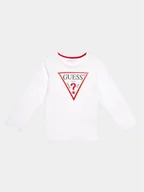 Bluzki damskie - Guess Bluzka N84I24 K8HM0 Biały Regular Fit - miniaturka - grafika 1