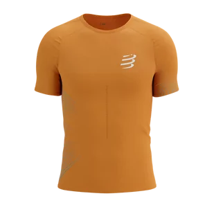 COMPRESSPORT Koszulka biegowa PERFORMANCE SS T-SHIRT autumn glory/hawaiian - Koszulki sportowe męskie - miniaturka - grafika 1