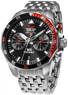 Zegarek Zegarek Vostok Europe 6S21-225A707B Rocket N-1 Chrono - Zegarki męskie - miniaturka - grafika 1