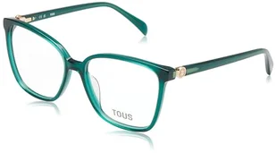 TOUS Eyeglass Frame VTOB97 Top+White+Green+Shiny TRANSP.Green 56/15/140 Damskie okulary, Zielony Top+biały+zielony+Shiny Transp.green, 56/15/140 - Koszulki i topy damskie - miniaturka - grafika 1