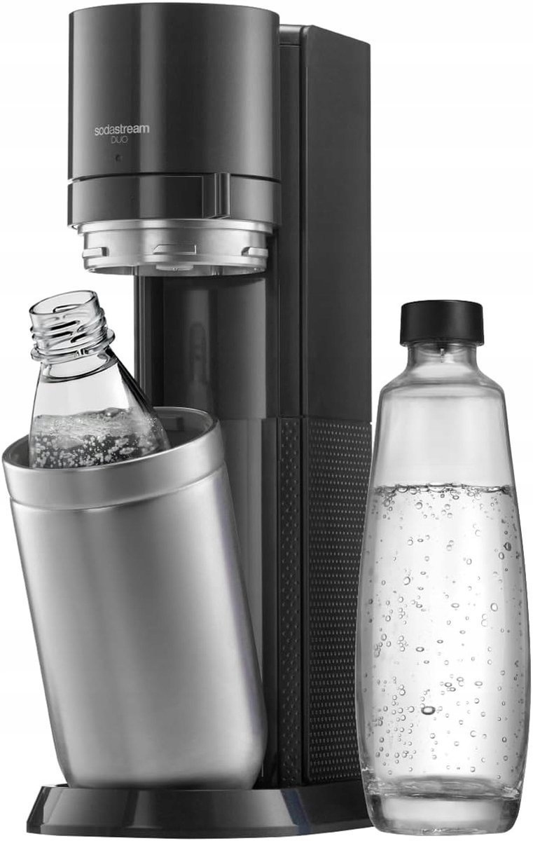 SATURATOR WODY DUO 1L RĘCZNY STAL NIERDZEWNA BEZPRZEWODOWY BEZ BUTELEK