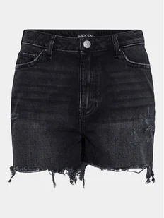 Pieces Szorty jeansowe Summer 17146748 Czarny Regular Fit - Spodenki damskie - miniaturka - grafika 1