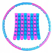 Pozostały sprzęt i akcesoria do ćwiczeń - Odchudzające Hula Hop Magnetyczne Masażer 0,9Kg - miniaturka - grafika 1