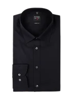 Koszule męskie - Koszula biznesowa o kroju slim fit z dodatkiem streczu i bardzo długim rękawem - miniaturka - grafika 1