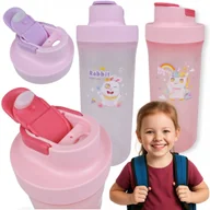 Shakery i bidony sportowe - Butelka bidon na wodę dla dzieci 500ml szkolny do szkoły przedszkola 0,5L - miniaturka - grafika 1