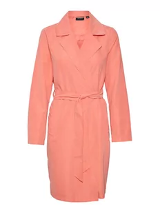 Vero Moda Trencz 10281638 Różowy - Kurtki damskie - miniaturka - grafika 1