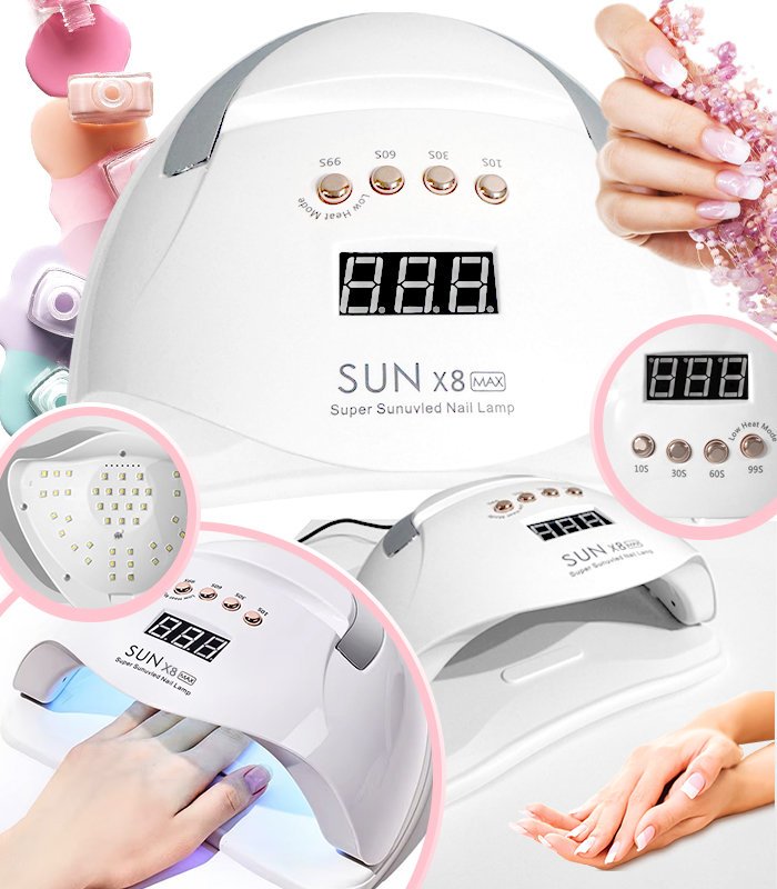 Lampa Uv Led Do Utwardzania Żelu Hybrydy Paznokci Projesjonalna Do Salonu