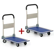 Wózki magazynowe - B2B Partner Składany wózek platformowy, nośność 150 kg, 1+1 GRATIS 494023 - miniaturka - grafika 1