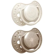 Smoczki uspokajające - Smoczek silikonowy dynamiczny LOVI 3-6m 2 szt. Harmony Girl - miniaturka - grafika 1