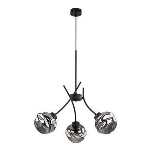 Zulia lampa wisząca 3xE27 czarna 5748 - Lampy sufitowe - miniaturka - grafika 2
