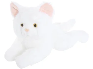 Maskotka Pluszowa BIAŁY KOT Kotek Duży Przytulanka Dla Dzieci 55 CM - Maskotki i pluszaki - miniaturka - grafika 1