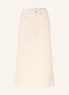 Spódnice - Selected Femme Spódnica Jeansowa weiss - miniaturka - grafika 1