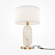 Lampy stojące - Marmo lampa stołowa 1-punktowa złota MOD099TL-01G - miniaturka - grafika 1