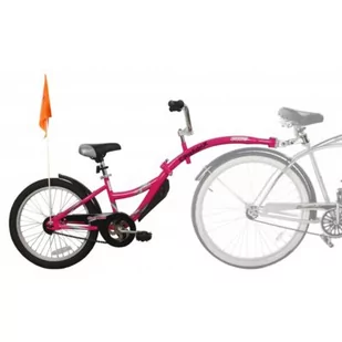 WEERIDE Przyczepka rowerowa WEERIDE Co-Pilot Różowy - Przyczepki rowerowe - miniaturka - grafika 1