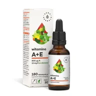 Witaminy i minerały - AURA HERBALS Aura Globe Trade Witamina A + E Forte 30ml - suplement diety - miniaturka - grafika 1