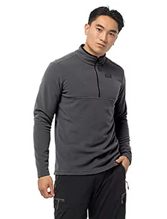 Bluzy męskie - Jack Wolfskin Bluza ARCO MEN black stripes - XXL 1701483-7372 - grafika 1