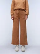 Spodnie damskie - Napapijri Spodnie sztruksowe w kolorze jasnobrązowym - miniaturka - grafika 1