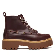 Botki damskie - Trzewiki Timberland Stone Street Mid TB0A27YZEIW1 Bordowy - miniaturka - grafika 1