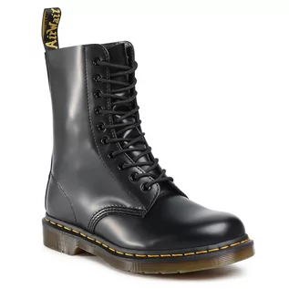 Glany damskie - Dr. Martens Glany 1490 Smooth 11857001 Black - grafika 1