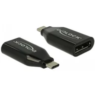 Inne akcesoria audio-wideo - Delock 62977 cable gender changer USB Type-C Displayport Czarny, Adapter - miniaturka - grafika 1