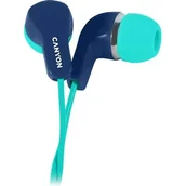 Słuchawki - Canyon CNS-CEPM02GBL niebieskie - miniaturka - grafika 1