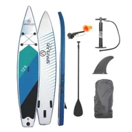 Deski SUP i akcesoria - Paddleboard z akcesoriami deska Spartan SUP 12'6" White-Blue - miniaturka - grafika 1