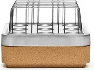 Świeczniki - Świecznik Stumpastaken S aluminium z kratą i podstawką - miniaturka - grafika 1