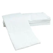 Pieluchy - Weber, pieluchy flanelowe (bawełniane) 175 g/ m2, białe, 70 x 80 cm, 5 sztuk - miniaturka - grafika 1