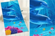 Ręczniki - Ręcznik Plażowy 75x150 Dolphins Greno - miniaturka - grafika 1