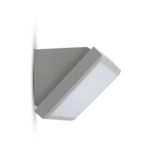 Kinkiet Zewnętrzny Oprawa Ścienna V-Tac 20W Led Ukośna Szara Ip65 Vt-8055 6400K 2050Lm - Lampy ogrodowe - miniaturka - grafika 1