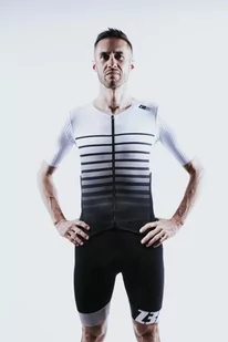 ZEROD Strój triathlonowy RACER TT SUIT faded marinere - Bielizna sportowa męska - miniaturka - grafika 1