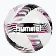 Piłka nożna - Piłka do piłki nożnej Hummel Premier FB white/black/pink rozmiar 5 - miniaturka - grafika 1