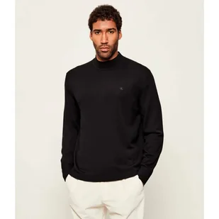 Calvin Klein Wełniany półgolf Regular Fit - Swetry męskie - miniaturka - grafika 1