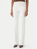 Spodnie damskie - Tommy Hilfiger Jeansy WW0WW48580 Biały Bootcut Fit - miniaturka - grafika 1
