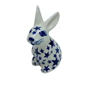 Figurki dekoracyjne - Ceramiczny królik Andy Ceramika Bolesławiec - miniaturka - grafika 1