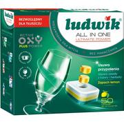 Płyny do naczyń - Ludwik Tabletki do zmywarki All in One Lemon 50szt - miniaturka - grafika 1