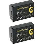 Akumulatory do aparatów dedykowane - Patona Zestaw 2 PROTECT Olympus BLX-1 OM-1 - miniaturka - grafika 1