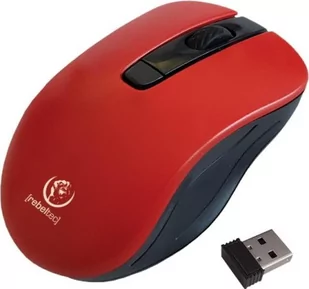 Rebeltec STAR Red optyczna 800-1600DPI 4 przyciski czerwona RBLMYS00056 - Myszki - miniaturka - grafika 1