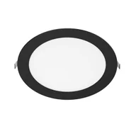 Oprawy, klosze i abażury - Oprawa stropowa Extraflat czarna 22 cm IP44 LED Inspire - miniaturka - grafika 1