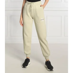 CALVIN KLEIN JEANS Spodnie dresowe | Regular Fit - Dresy damskie - miniaturka - grafika 1