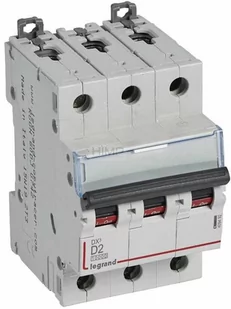 Legrand WYŁĄCZNIK NADPRĄDOWY S 313 3P D 2A 10000A SERII DX3 409492 - Bezpieczniki elektryczne - miniaturka - grafika 1