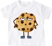 Koszulki dla chłopców - Koszulka dla chłopca z ciastkiem - miniaturka - grafika 1