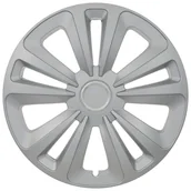 Kołpaki samochodowe - Kołpak Mig 13&amp;quot;, jednoczęściowy - srebrny - miniaturka - grafika 1