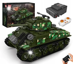 Zestaw Klocków Konstrukcyjnych Czołg M4 Sherman 961 Elementów - Klocki - miniaturka - grafika 1