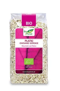 Bio Planet − Płatki owsiane górskie − 300 g - Zdrowa żywność - miniaturka - grafika 1