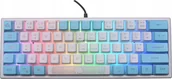 Klawiatury - Orlos K61 - White&Blue - miniaturka - grafika 1