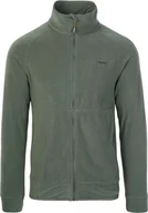 Bluzy męskie - Męski polar Hi-tec Sauli oliwkowy rozmiar XXL - miniaturka - grafika 1
