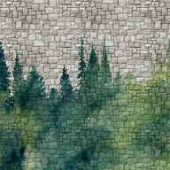 Fototapety - Fototapeta kamień zielonymIszarym - 371 x 280 cm - ONE WALL ONE ROLE - miniaturka - grafika 1