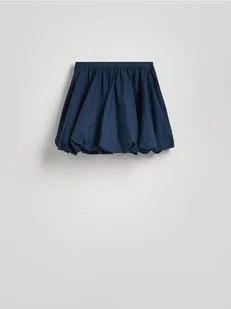 Reserved - Spódnica mini bombka - granatowy - Spódnice - miniaturka - grafika 1