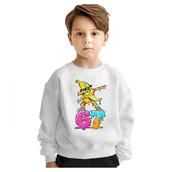 Bluzy dla dziewczynek - BLUZA DZIECIĘCA 67 SIX SEVEN VIRAL 122-128 DLA CHŁOPCA DZIEWCZYNKI - miniaturka - grafika 1